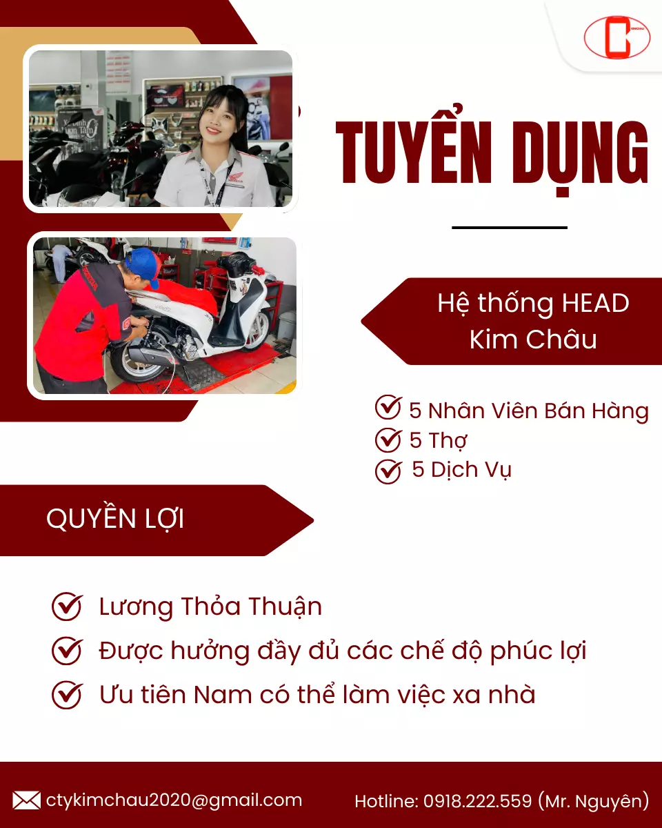  Hệ Thống HEAD KIM CHÂU – TUYỂN DỤNG NHÂN SỰ 
