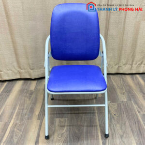 Thanh Lý Ghế Gấp Lưng Cao Bọc Da Xanh Mới 99%
