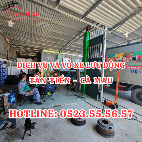 Dịch Vụ Vá Vỏ Xe Lưu Động Tân Tiến Cà Mau