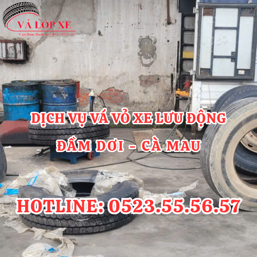 Dịch Vụ Vá Vỏ Lưu Động Đàm Dơi Cà Mau