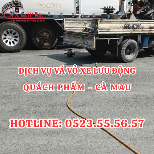 Dịch Vụ Vá Vỏ Lưu Động Quách Phẩm Cà Mau