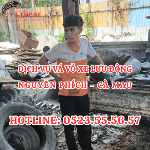 Dịch Vụ Vá Vỏ Lưu Động Nguyễn Phích Cà Mau